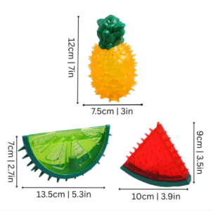 Alternative view of Freezable Dog Chew Toy with Textured Rubber Surface for Chewing