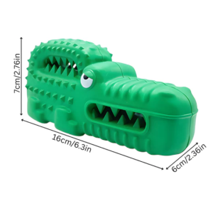 Alternative view of Dog Slow Feeder Chew Toy with Treat Holder and Textured Rubber