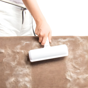 Alternative view of Pet Hair Remover Roller with Reusable Microfiber Surface and Collection Chamber